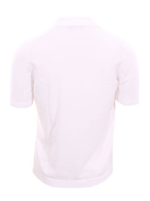 cotton polo with zip LA FILERIA | 5813718120001